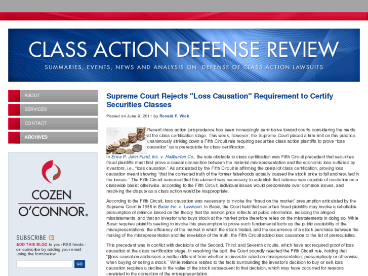 www.theclassactiondefensereview.com