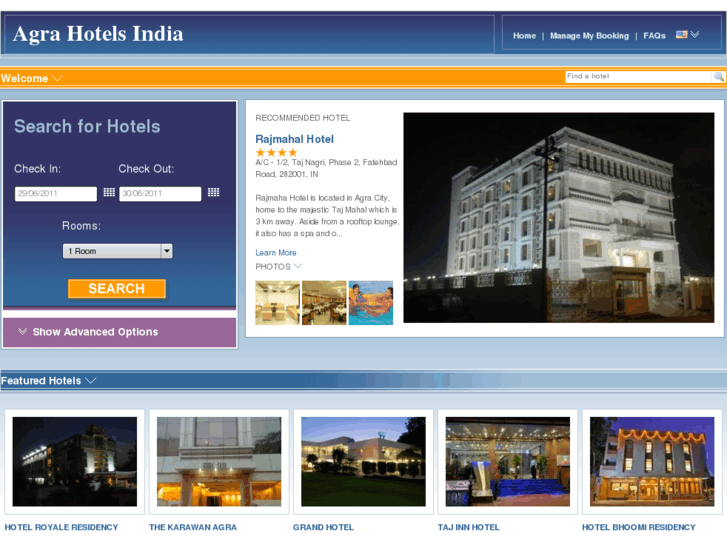 www.agrahotelsindia.net