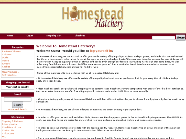 www.homesteadhatchery.com