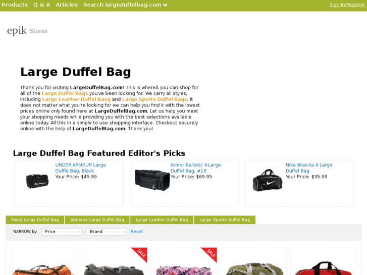 www.largeduffelbag.com