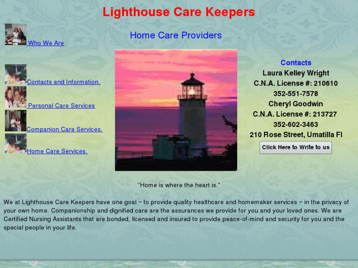 www.lighthousecarekeepers.com