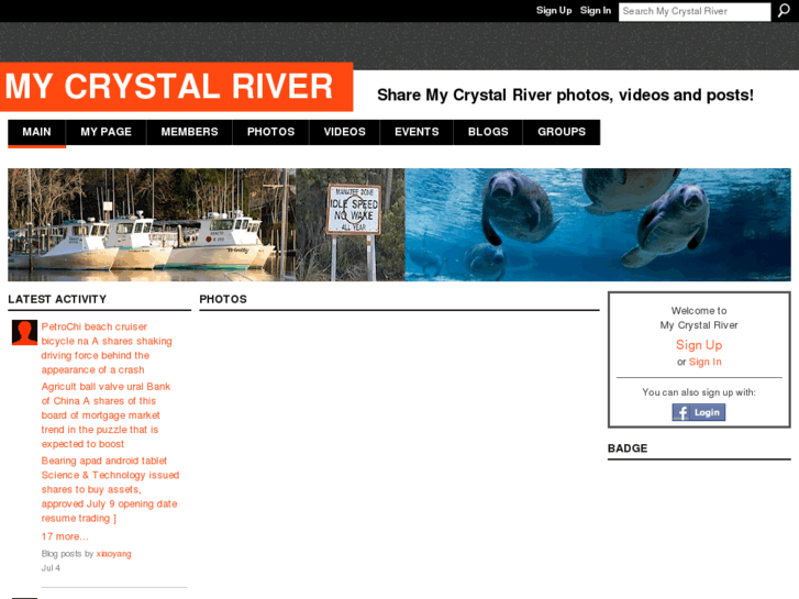 www.mycrystalriver.com
