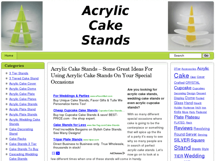 www.acryliccakestands.net