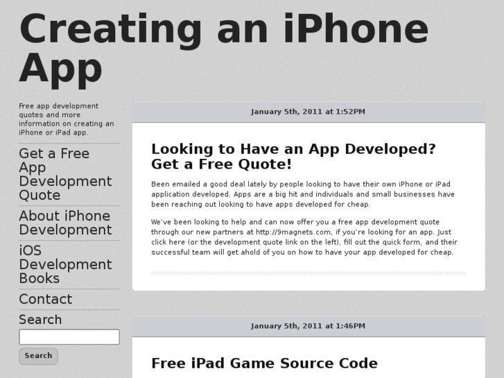 www.creatinganiphoneapp.com