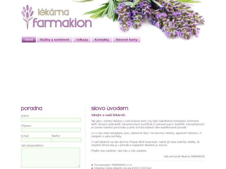 www.farmakion.cz