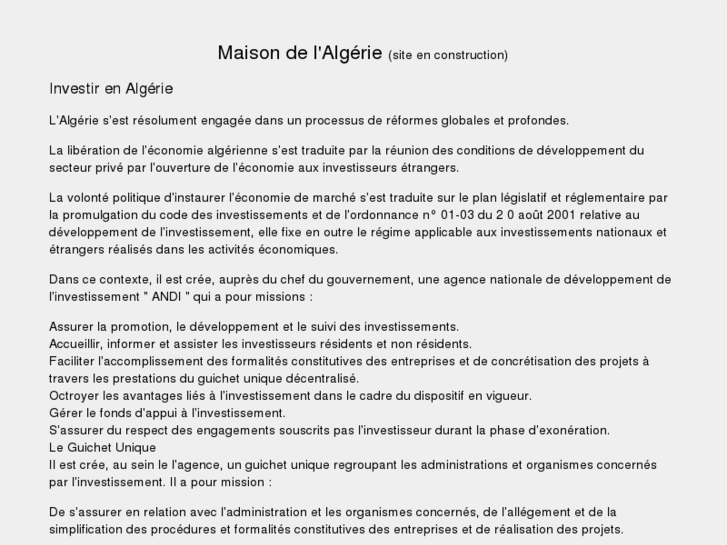 www.maisondelalgerie.com