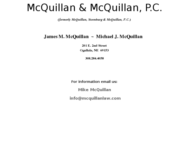 www.mcquillanlaw.com