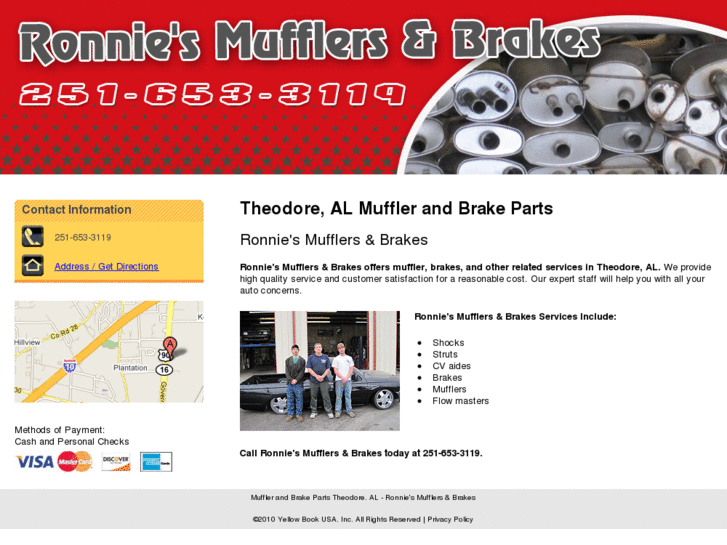 www.ronniesmufflerandbrakes.com