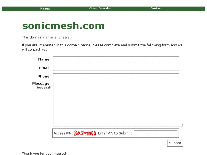 www.sonicmesh.com