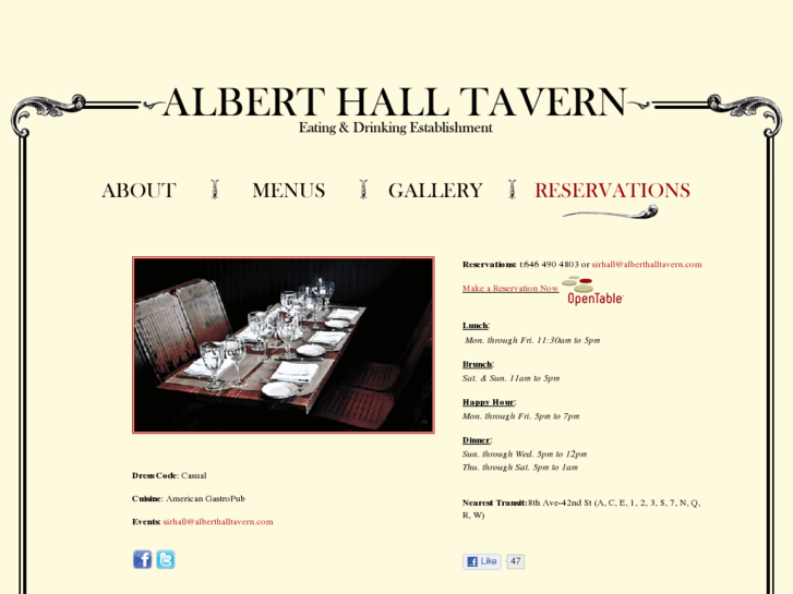 www.alberthalltavern.com