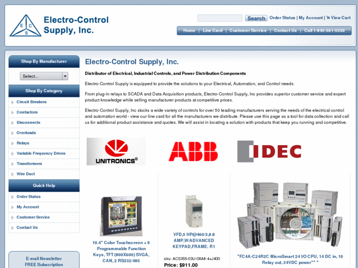 www.electrocontrolsupply.com