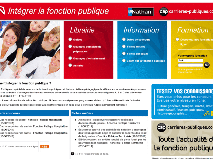 www.integrerlafonctionpublique.com