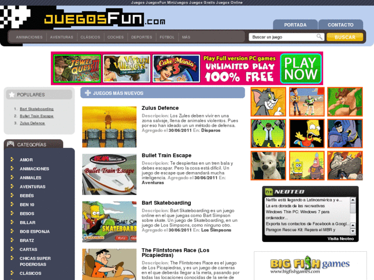 www.juegosfun.com