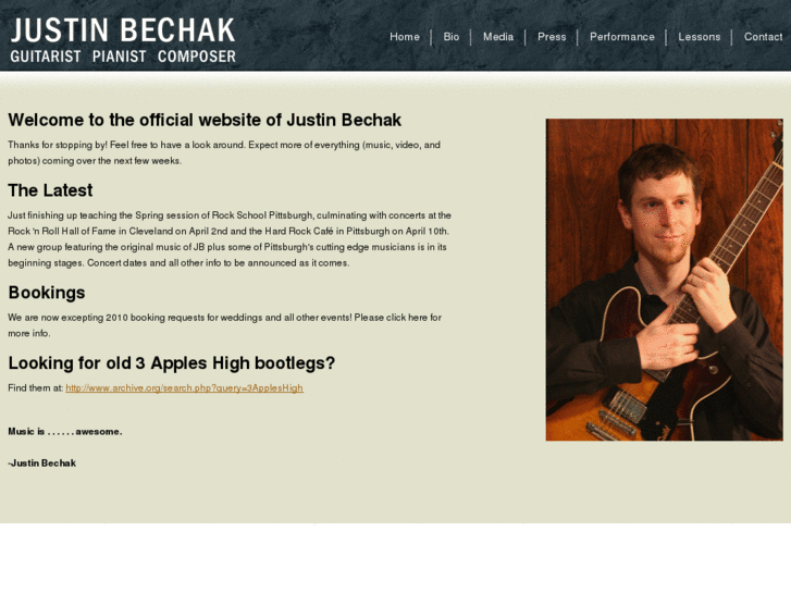 www.justinbechak.com