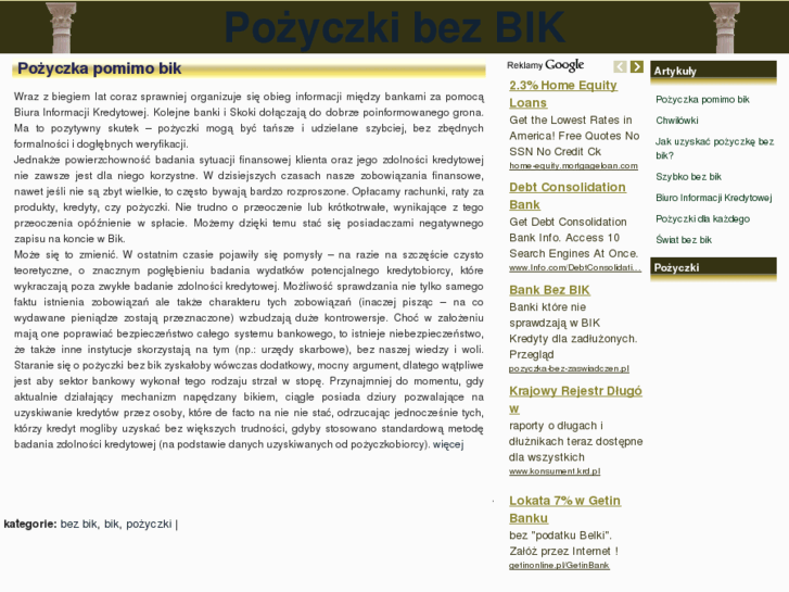 www.pozyczkibezbik.info