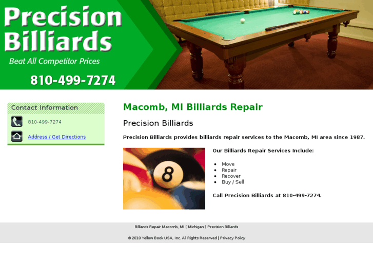 www.precisionbilliardsonline.com