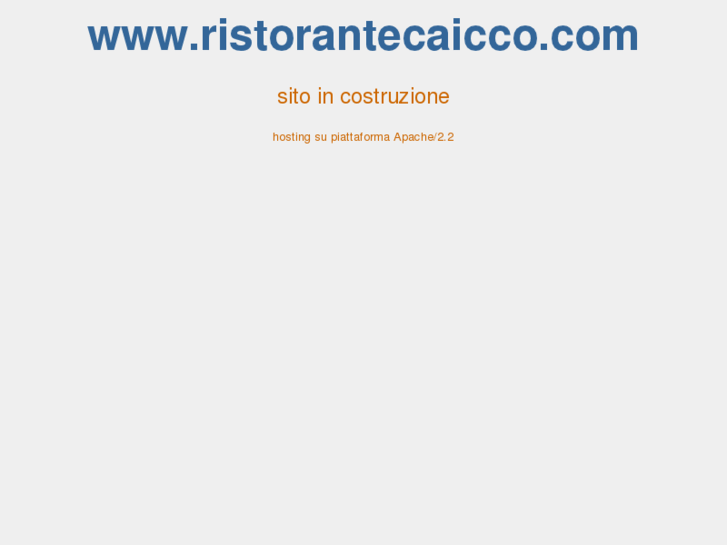 www.ristorantecaicco.com