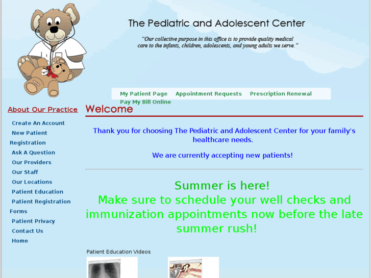 www.thepediatricandadolescentcenter.com