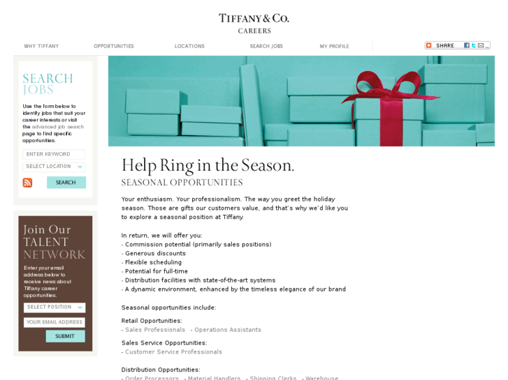 www.tiffanyseasonaljobs.com