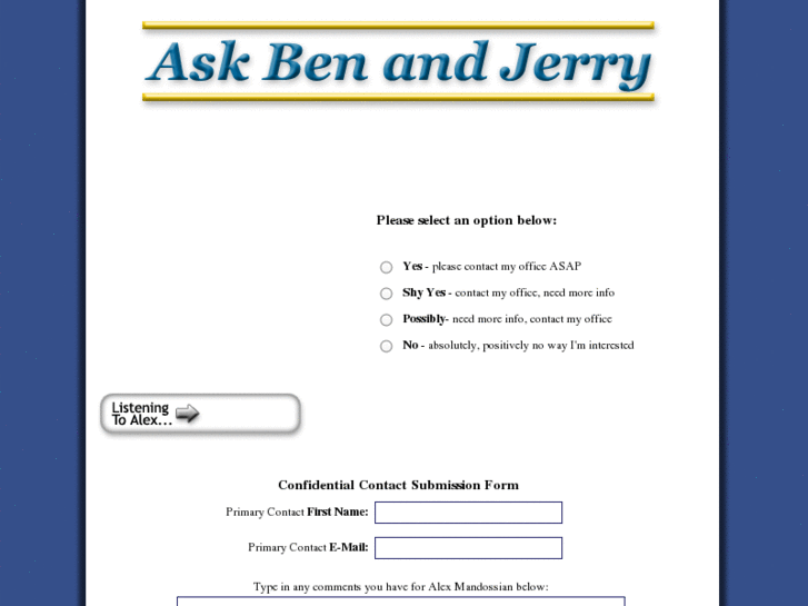 www.askbenandjerry.com