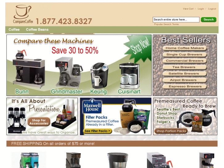 www.comparecoffeemakers.com