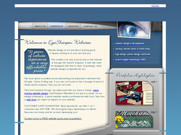 www.eyesharpenwebdesignpa.com