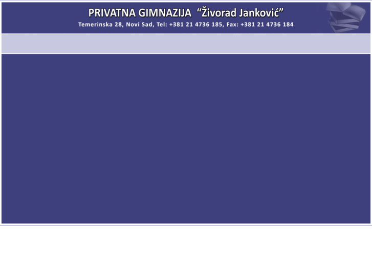 www.gimnazija-zivoradjankovic.info