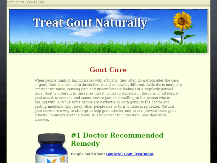 www.gout-cure.info