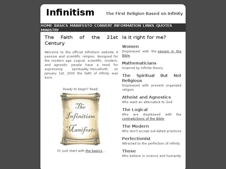 www.infinitism.org