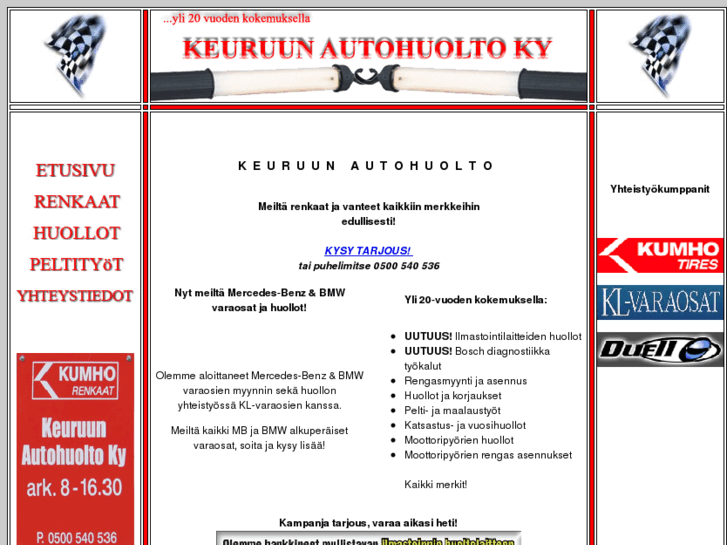 www.keuruunautohuolto.com