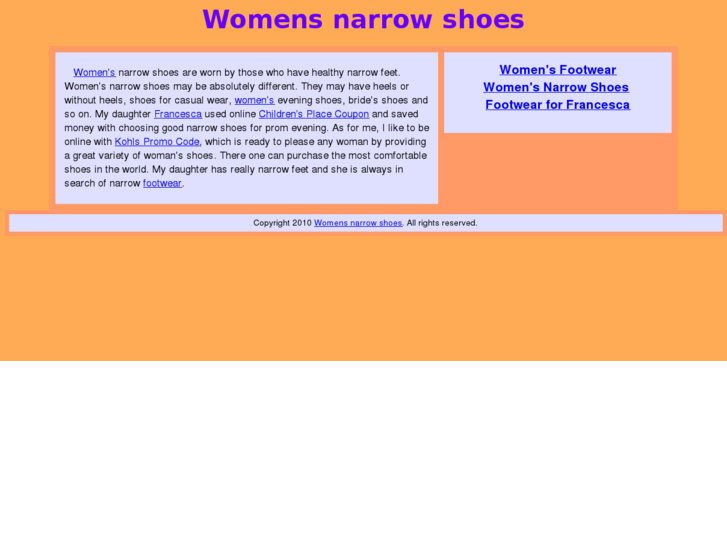 www.womens-narrow-shoes.com
