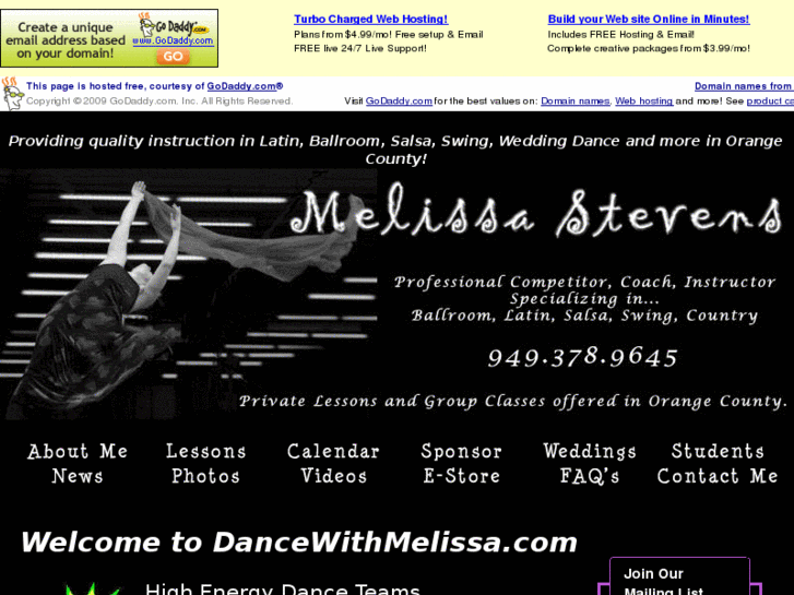 www.dancewithmelissa.com