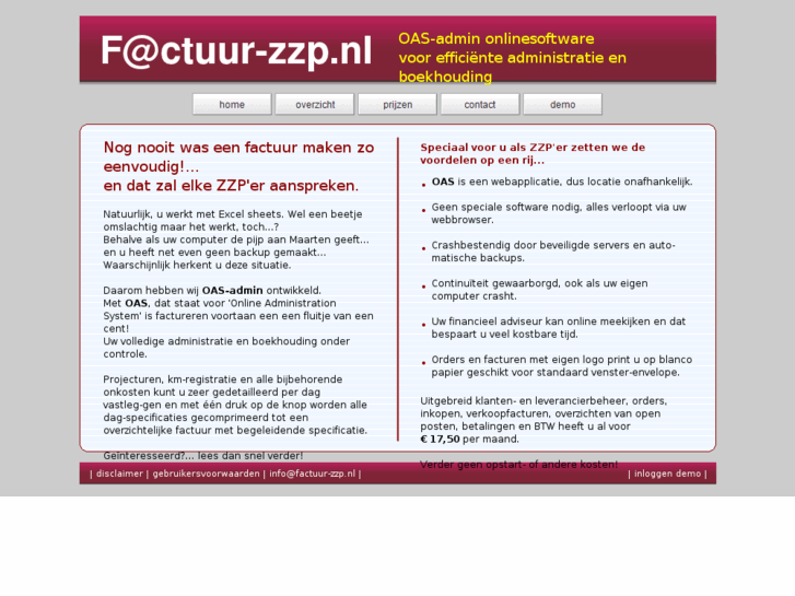 www.factuur-zzp.nl