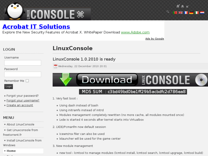 www.linuxconsole.org