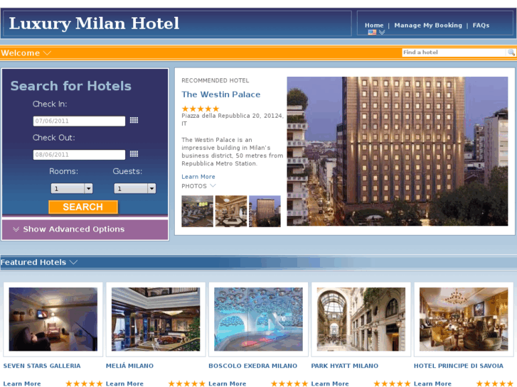 www.luxurymilanhotel.com