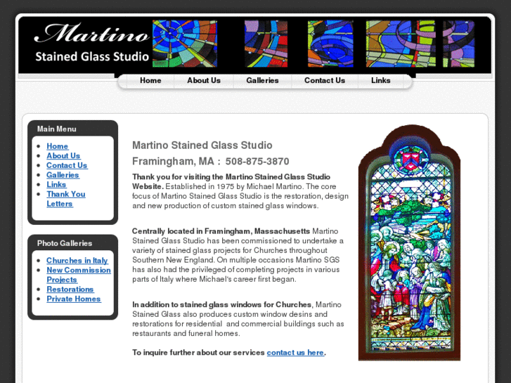 www.martinostainedglass.com