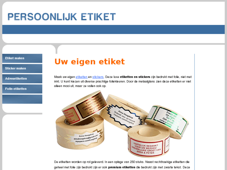 www.persoonlijketiket.nl