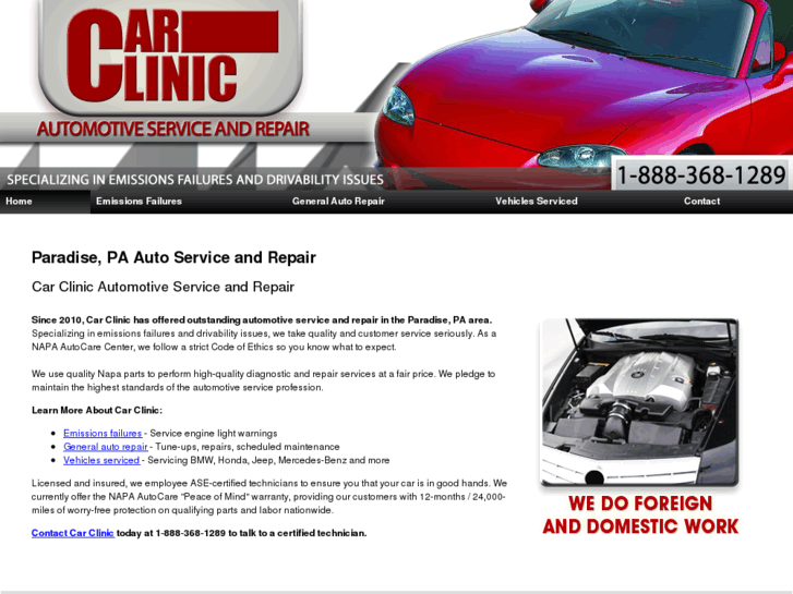 www.carclinicparadise.com