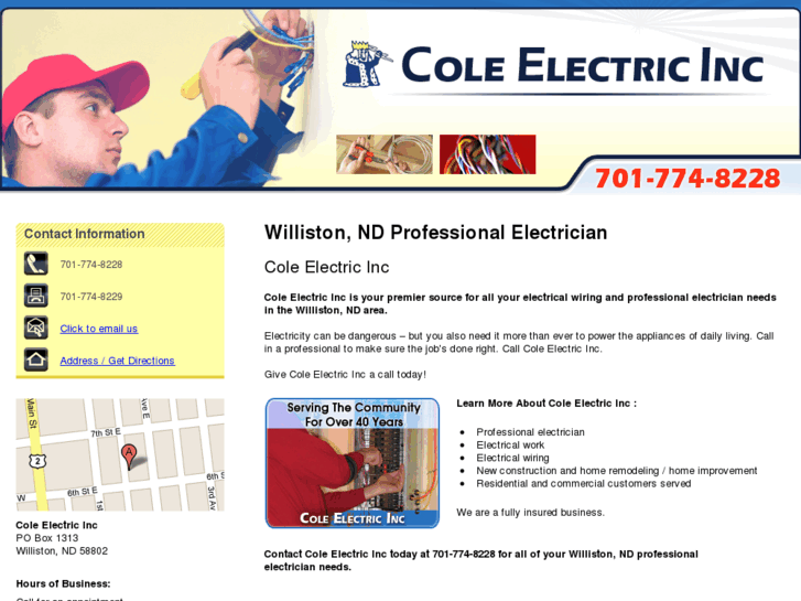 www.coleelectricwillistonnd.com