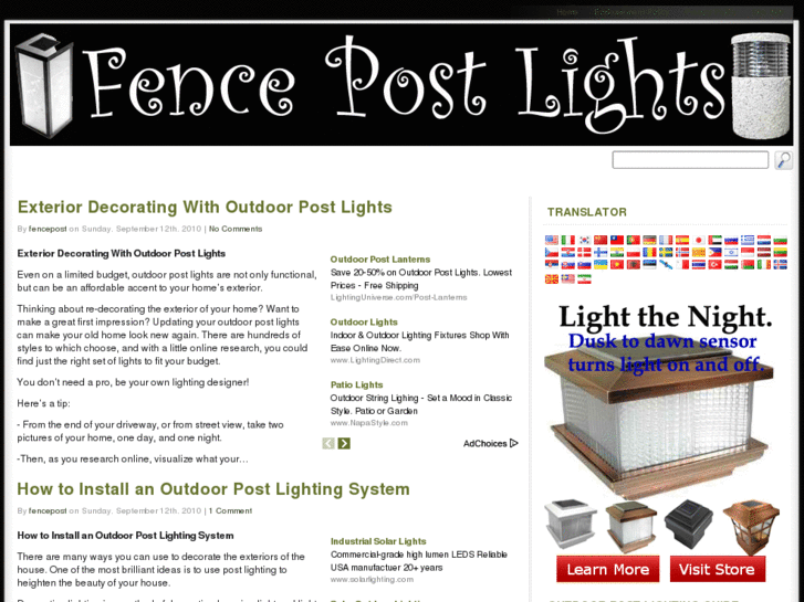 www.fencepostlights.org