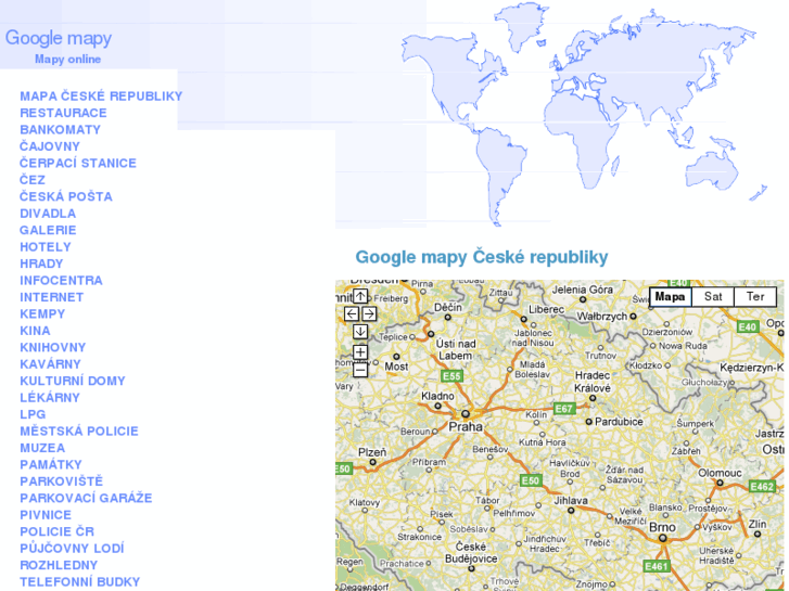 www.google-mapy.cz