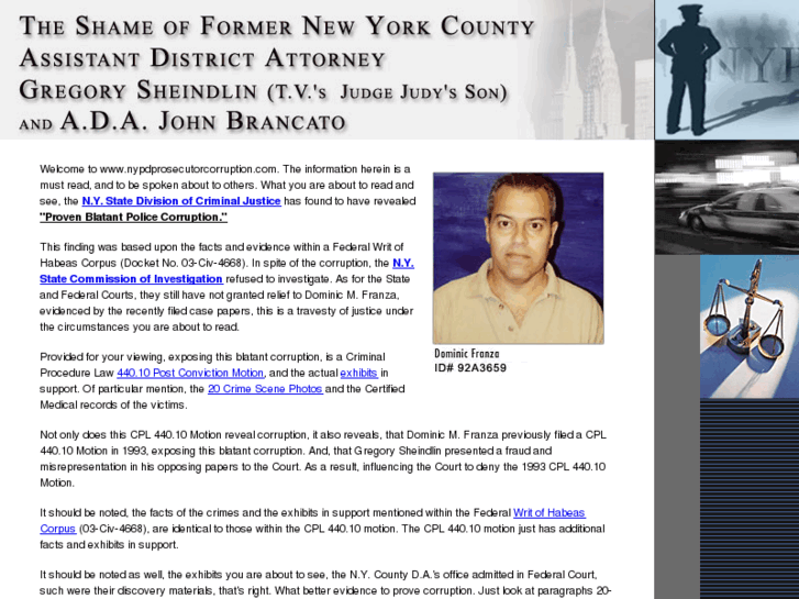 www.nypdprosecutorcorruption.com