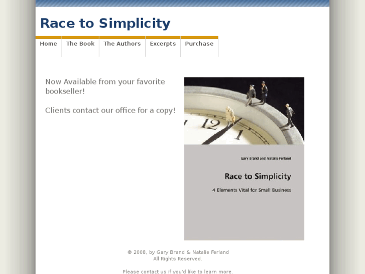 www.racetosimplicity.com