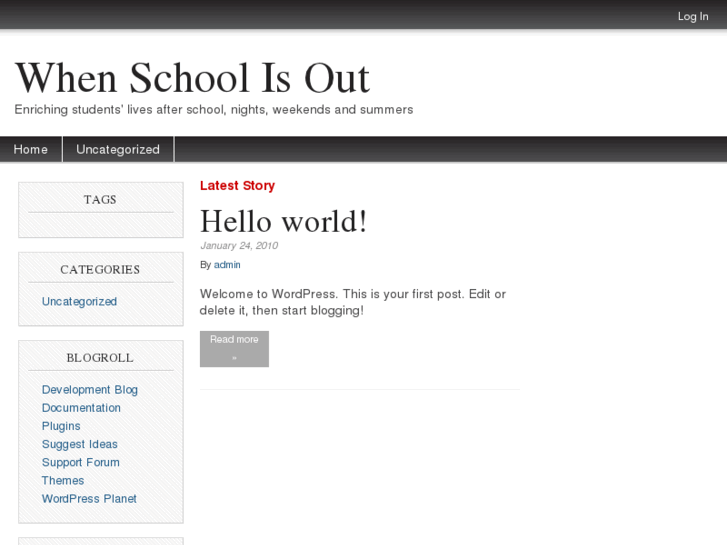 www.whenschoolisout.com