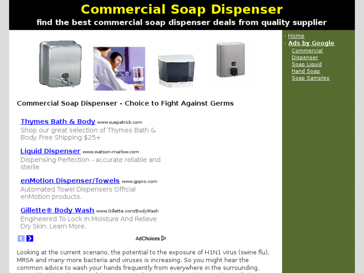 www.commercialsoapdispenser.net