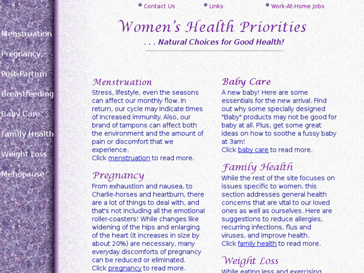 www.healthychoices4women.com