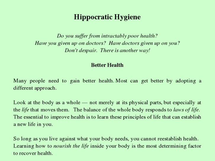 www.hippocratichygiene.com