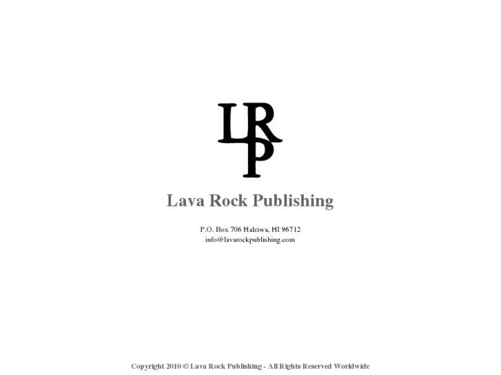 www.lavarockpublishing.com