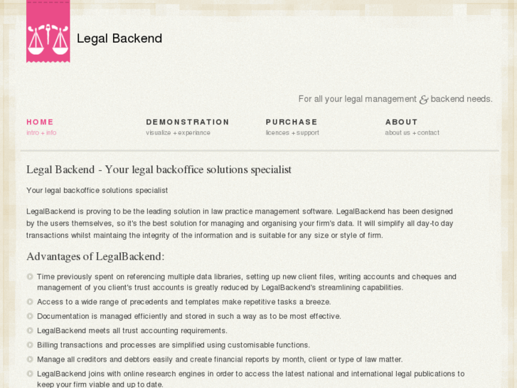 www.legalbackend.com