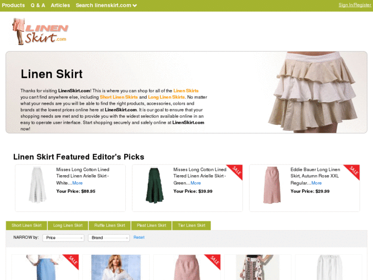 www.linenskirt.com